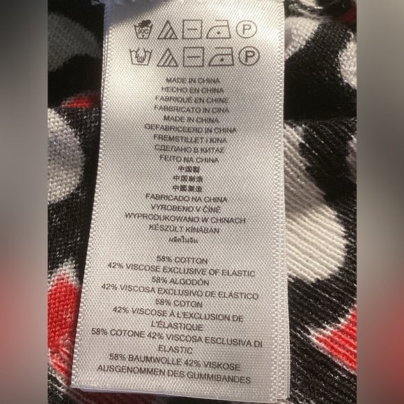 MICHAEL KORN LONG CARDIGAN Red,black & White - Picture 8 of 13